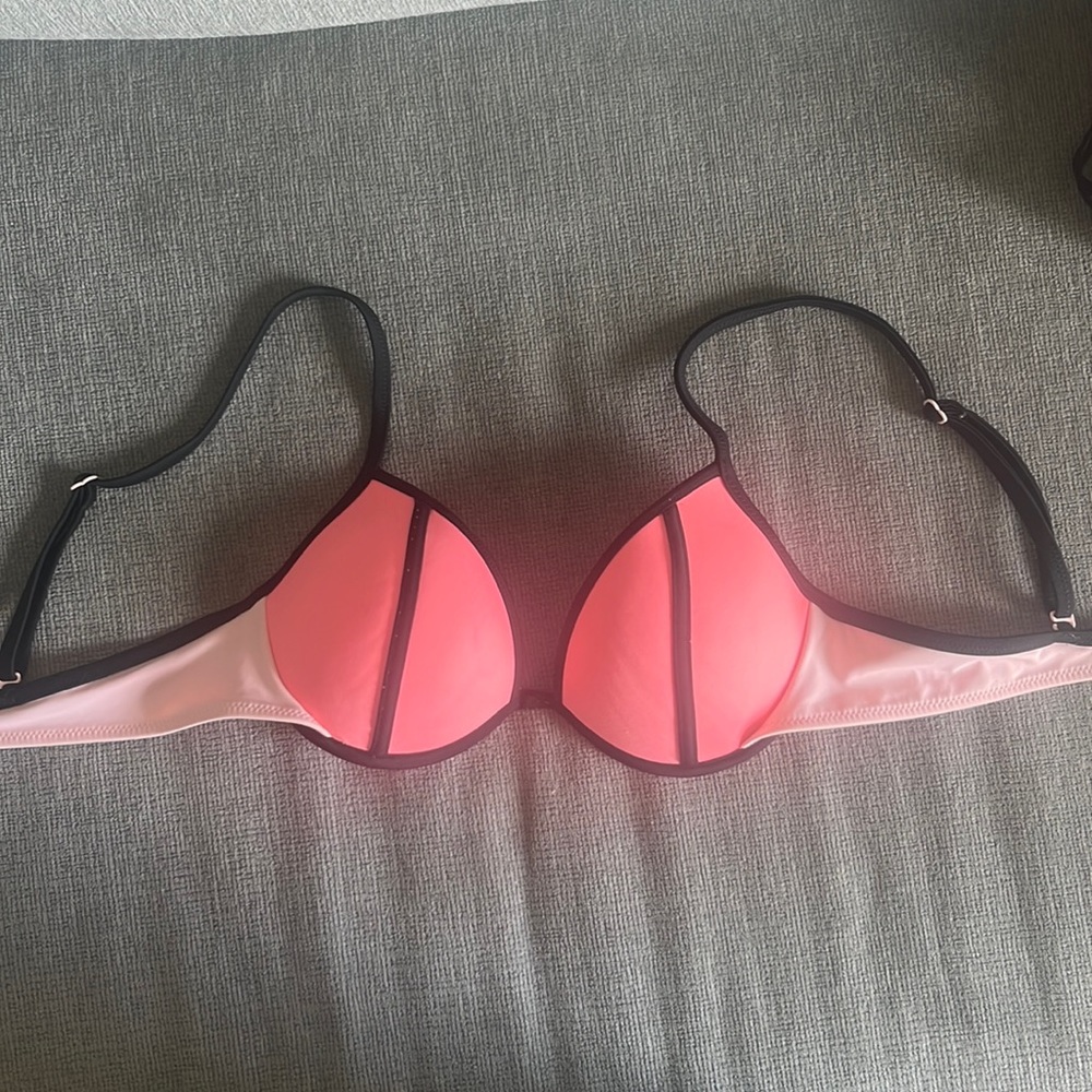 Victoria’s Secret swim pink push-up top